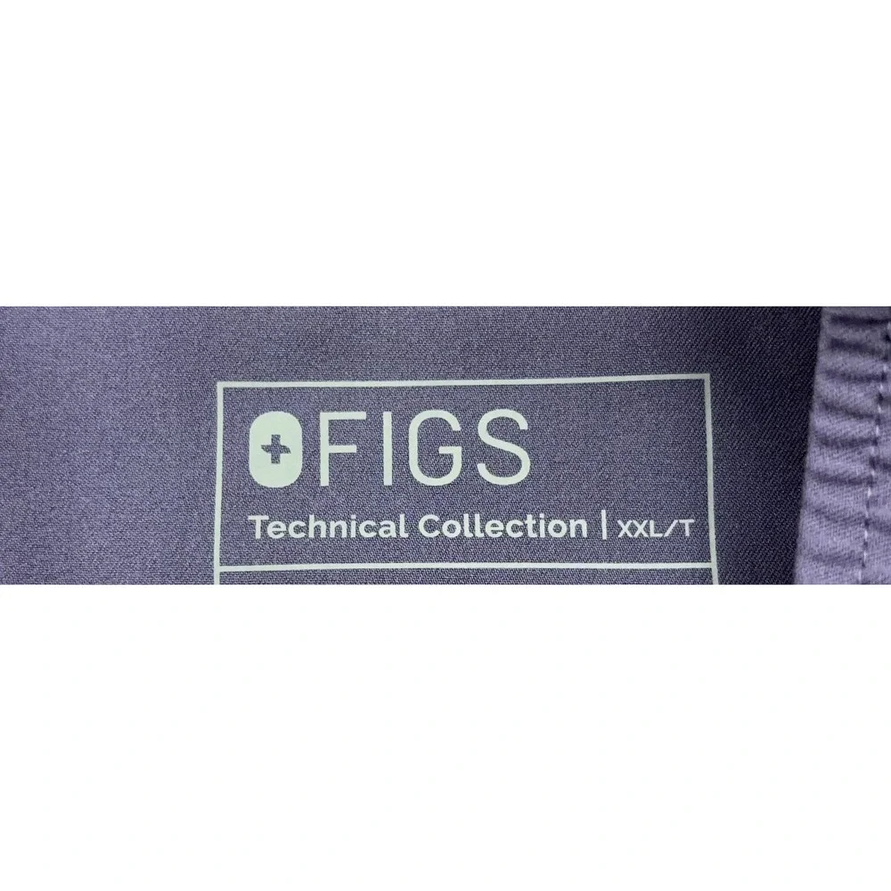 Figs Tansen Jogger 2.0 Scrub Pants Mens Size 2XL TALL Purple Shadow NWT